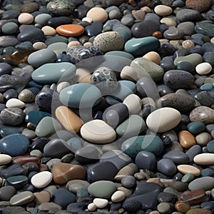 Meditative sea stones