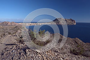 A mediteranian coastal view, Murcia, Spain.