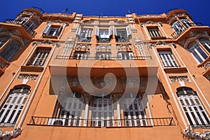 Mediterranea modernist house in Melilla, Spain photo