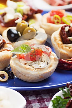 Mediterranean appetizer food