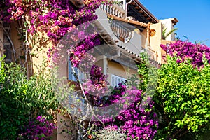 Mediterranean architecture at the idyllic small town of Cala Fornells