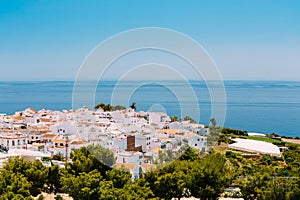 Mediterranean architecture in Nerja, Spain