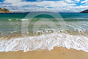 A mediterranean beach, giglio island