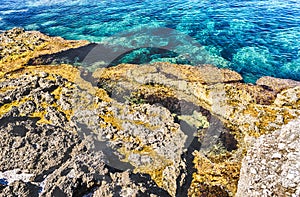 Mediterranean Beach in Milazzo, Sicily