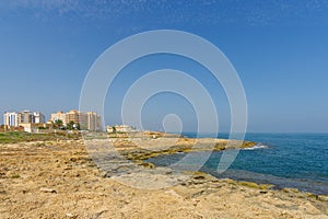 Mediterranean coast of La Manga del Mar Menor photo