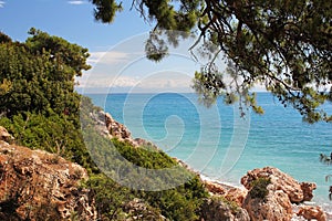 Mediterranean coast near Antalya