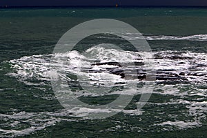 Mediterranean coast in the north of Israel