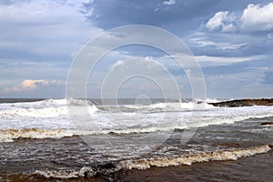 Mediterranean coast in the north of Israel