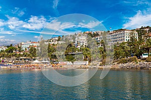 Mediterranean coast in San Remo