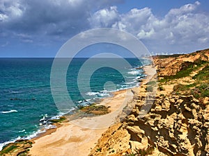 Mediterranean coast from Tel Aviv to Netanya