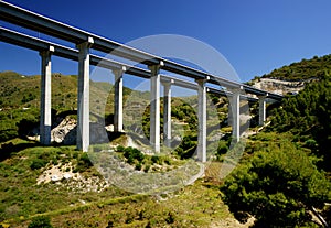 Mediterranean Coastal Highway in Spain