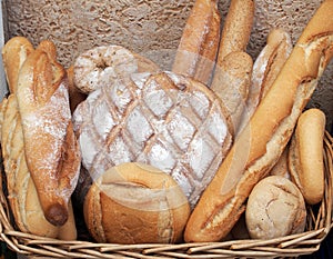 Mediterranean diet - Spanish artesanal breads photo