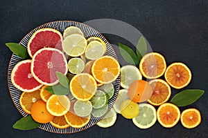 Mediterranean Fresh Citrus Fruit for Immune Boost