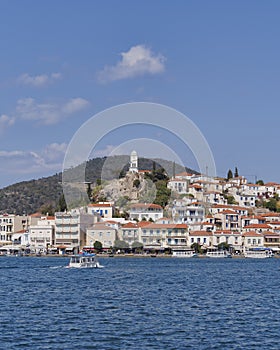 Mediterranean island view, Poros Greece