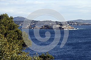 Mediterranean landscape in Bandol, France