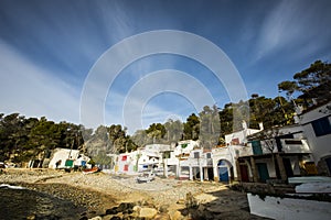 Mediterranean landscape in Costa Brava, Girona, Spain