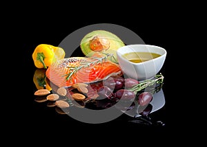 Mediterranean omega-3 diet.