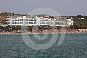 Mediterranean resort and beach. Agia Napa, Cyprus