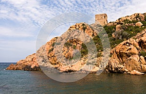 Mediterranean rocky coast