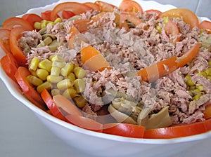 Mar Mediterráneo ensalada 