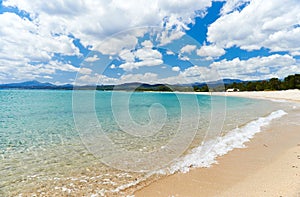 Mediterranean sardinia sea beach