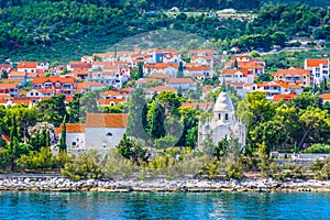 Mediterranean scenery on Island Brac, Supetar.