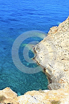 Mediterranean sea Barbaria cape Formentera