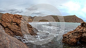 Mediterranean sea beach photo