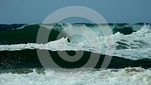 Mediterranean Sea. Israel. The coast near Haifa. photo