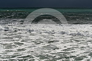 Mediterranean sea in January