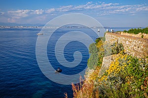 Mediterranean Sea landscape Cannes Iles de Lerins photo
