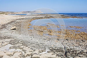 Mediterranean sea landscape. Cavo Greco, Cyprus.