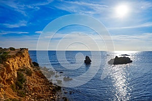 Mediterranean sea in Nova Tabarca Spain