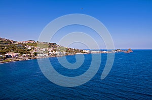 Mediterranean sea in Sicily