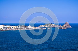 Mediterranean sea in Sicily