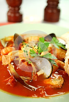 Mediterranean Seafood Soup