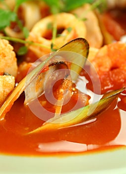 Mediterranean Seafood Soup