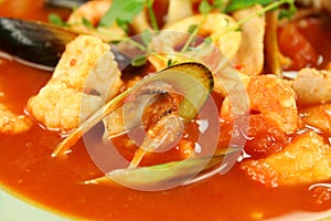 Mediterranean Seafood Soup