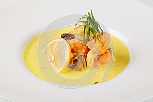 Mediterranean seafood soup