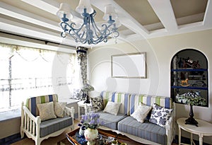 Mediterranean-style living room