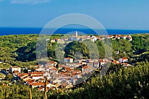 Mediterranean town of Susak, Croatia