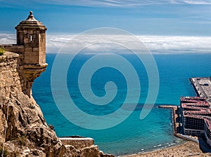 Mediterranean View from Alicante Castle, Spain