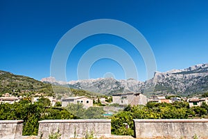 Mediterranean village of Majorca island
