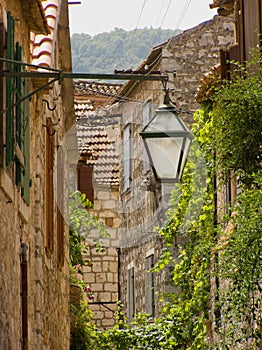 Mediterranean village street