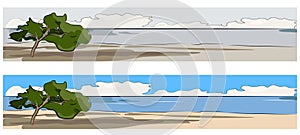 Mediterraneo and Alone tree web banner