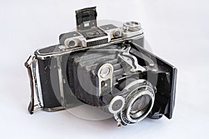 Medium format portable vintage folding camera