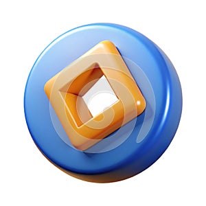 Medium Logo 3D Icon