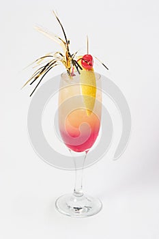 Medium pink cocktail