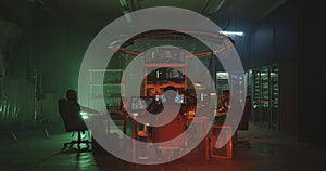 Young hackers coding on their computers