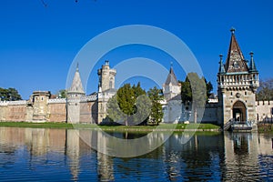 Medival castle near the lake in Austria